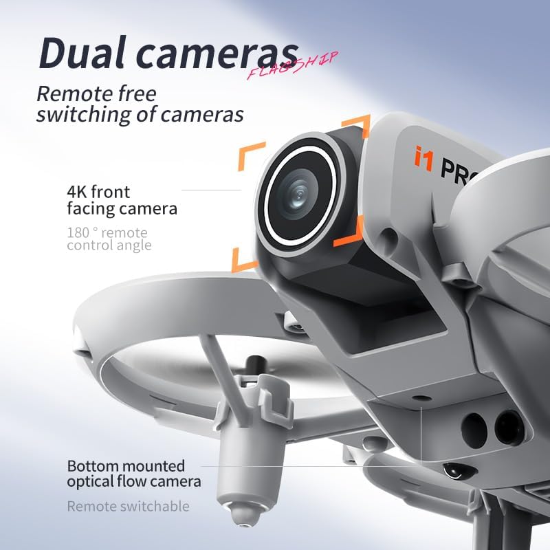 Optical Flow Dual‑Camera Drone