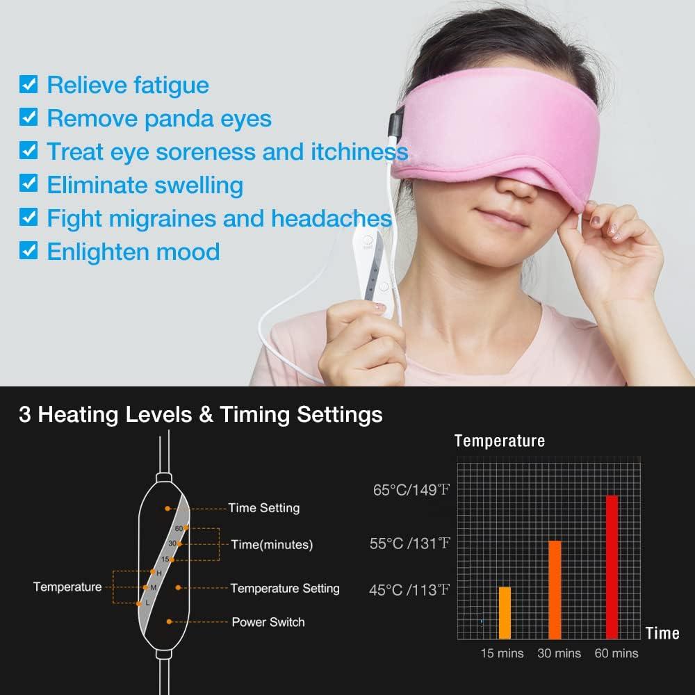 Heated Eye Mask for Eye Relief
